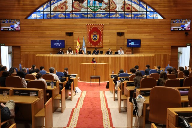 A final do Parlamento Xove celébrase  na Cámara galega